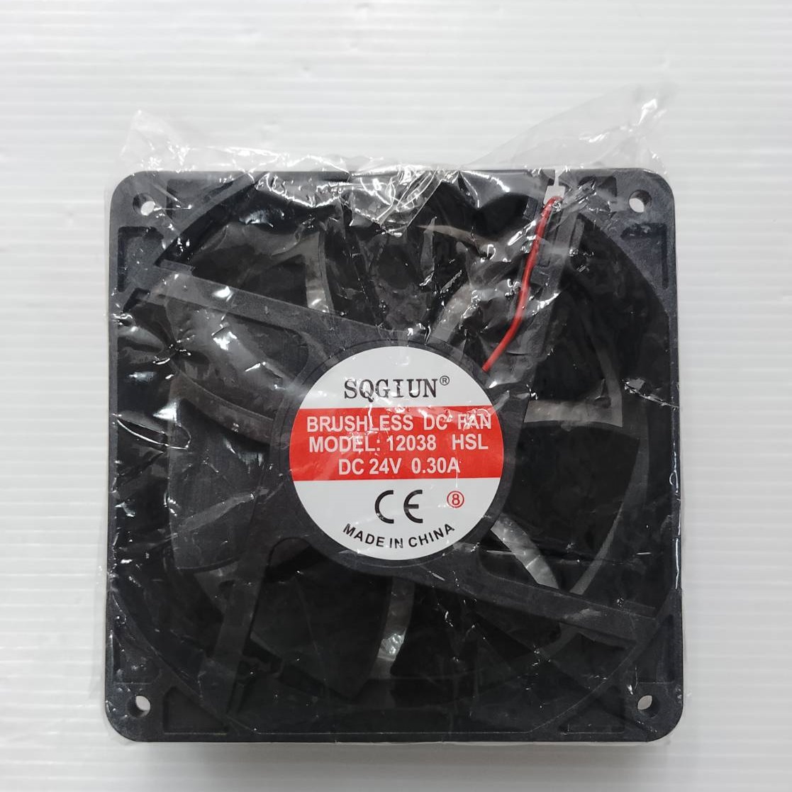 พัดลม24V / 0.30A 4.5" 120*120*40mm. 12038HSL SQGIUN