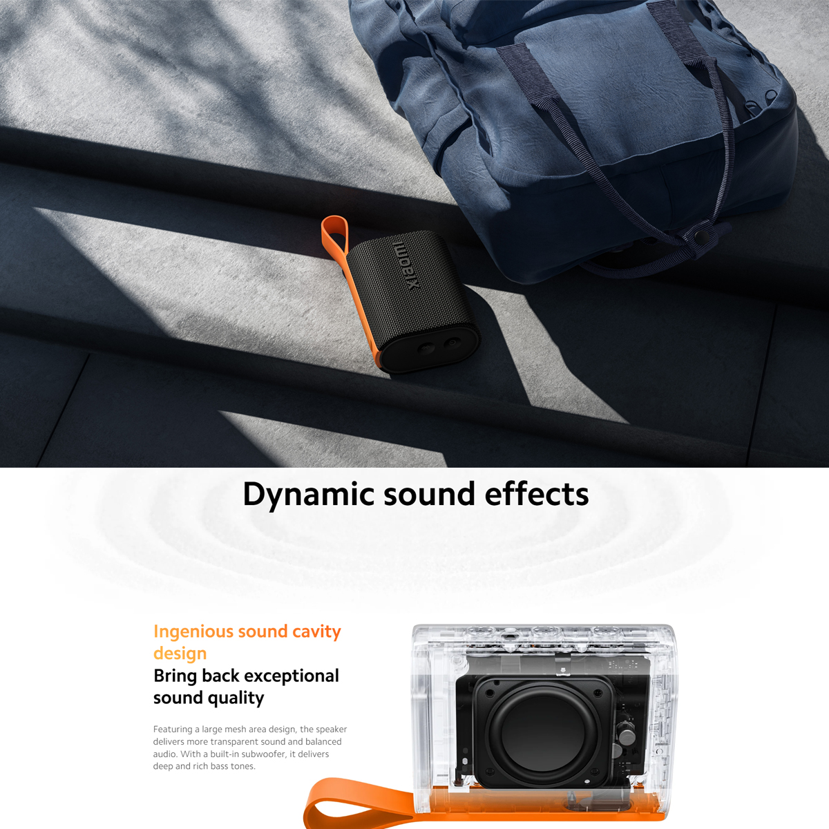 Xiaomi 5W Sound Pocket เสียวหมี่ ลำโพงบลูทูธ รุ่น Outdoor 5W ลำโพงพกพา ใช้งานได้นานสูงสุด 10 ชั่วโมง (รับประกันศูนย์ไทย 1 ปี)