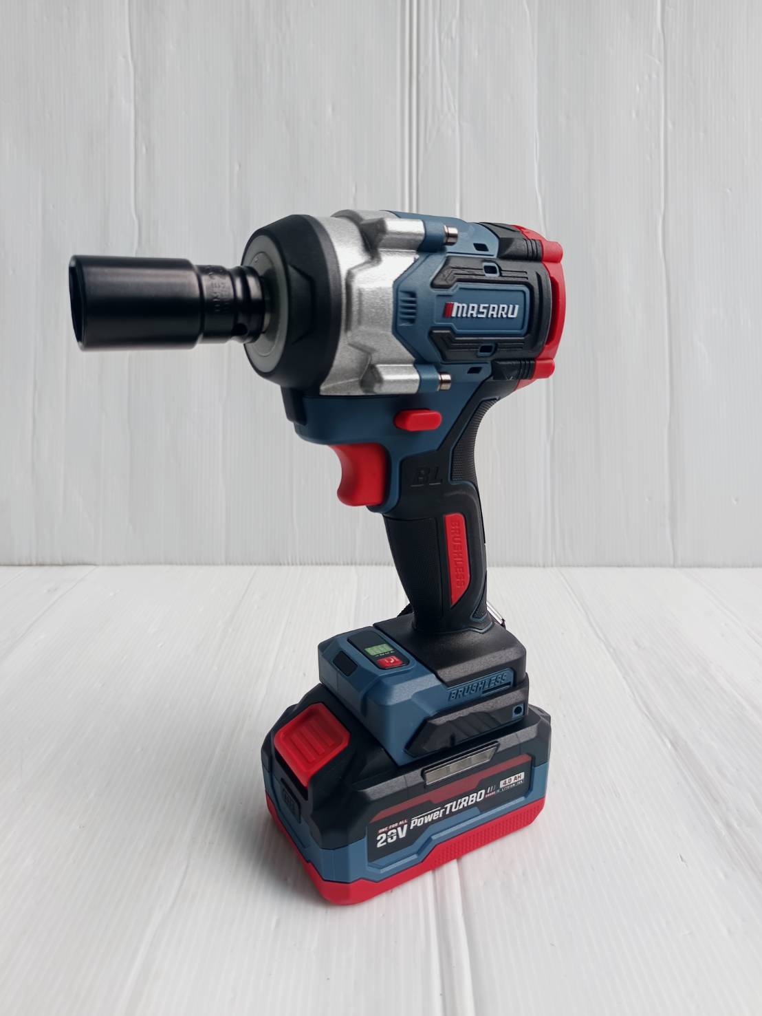 MASARU บล็อกไฟฟ้า รุ่น SCDW-230 แรงบิด 800 N.m 4 หุน แบตเตอรี่ลิเธียม ประกันสินค้า 1 ปี