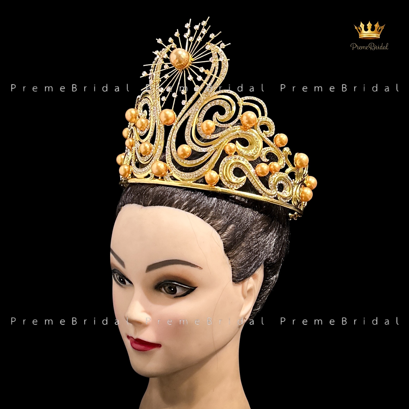 (พร้อมส่งจากไทย) มงกุฏ Miss Universe 2024 แบรนด์ Jewelmer งานโลหะฐานกลมปรับขนาดได้ ส่งด่วน ส่งจาก จ.อุบลราชธานี