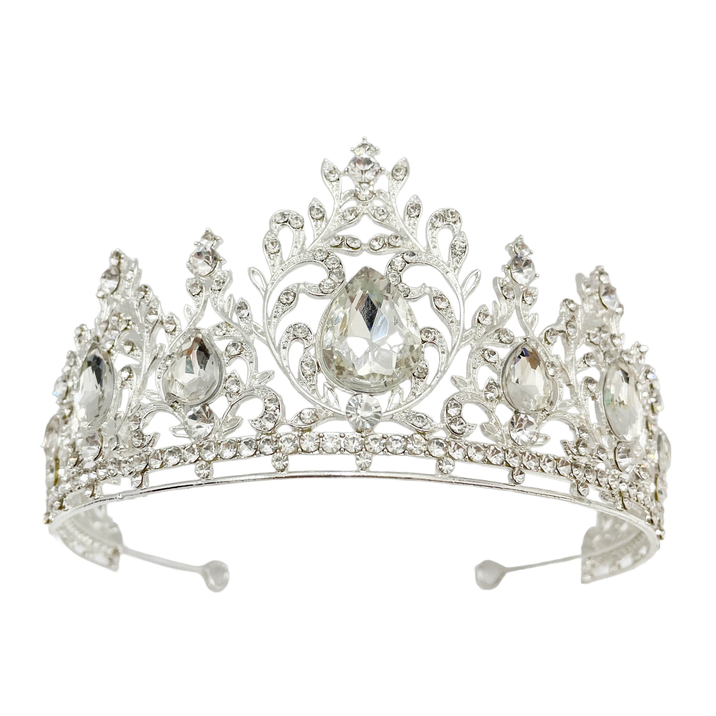 (พร้อมส่ง) เทียร่า 352 สีเงิน งานสวย ปราณีต QCเพชรทุกเม็ด สินค้าพร้อมส่งจากไทย