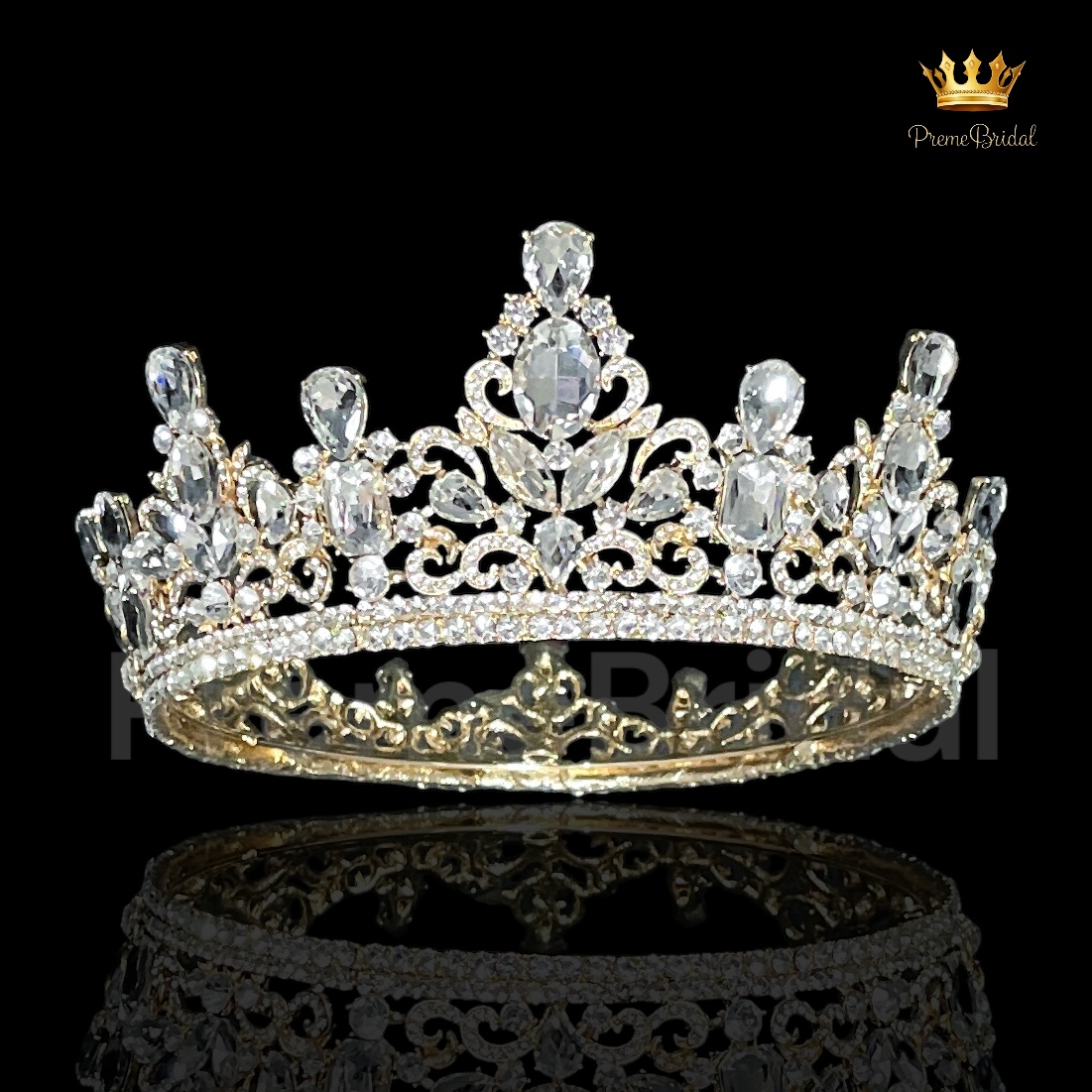 (พร้อมส่งจากไทย) มงกุฏ 124 งานสวย รุ่นฐานกลม ส่งด่วน ส่งจาก จ.อุบลราชธานี