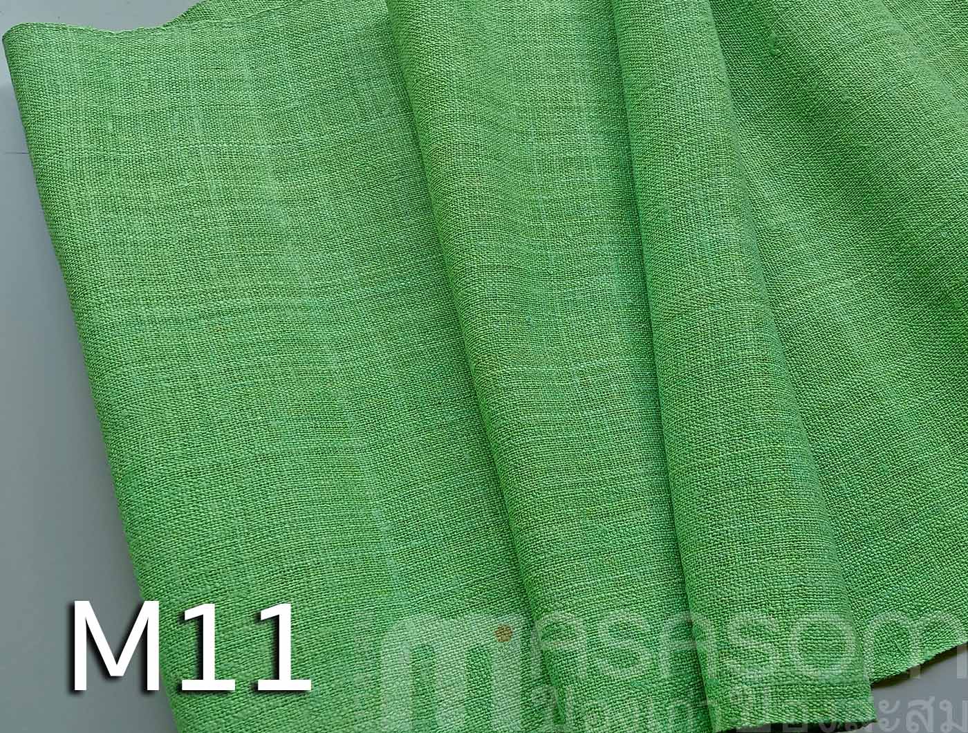 ผ้าใยกัญชงทอมือย้อมสี