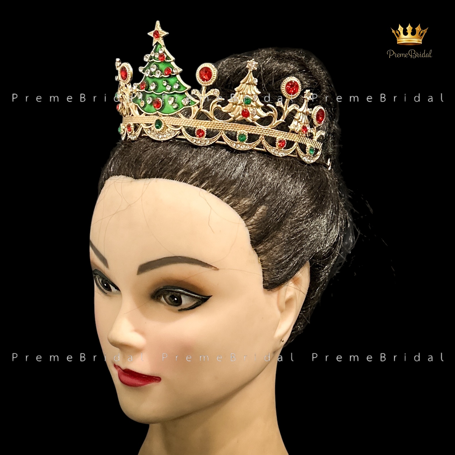 (พร้อมส่ง) มงกุฎคริสต์มาส 007 งานสวย ปราณีต QCเพชรทุกเม็ด สินค้าพร้อมส่งจากไทย