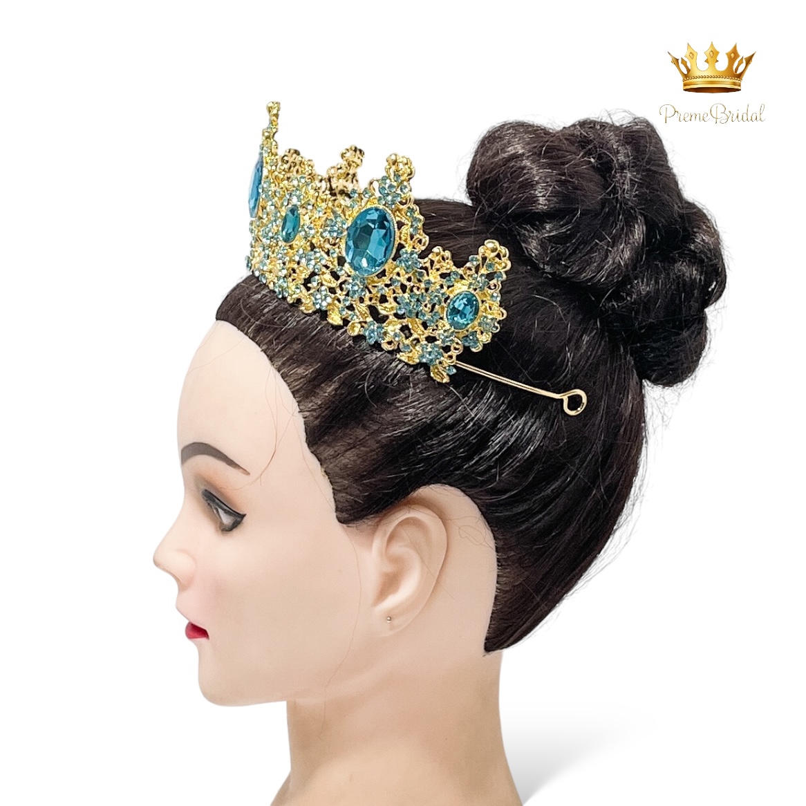 (พร้อมส่ง) เทียร่า 413 มงกุฎนางงาม ครึ่งหัว งานสวย ปราณีต QCเพชรทุกเม็ด สินค้าพร้อมส่งจากไทย