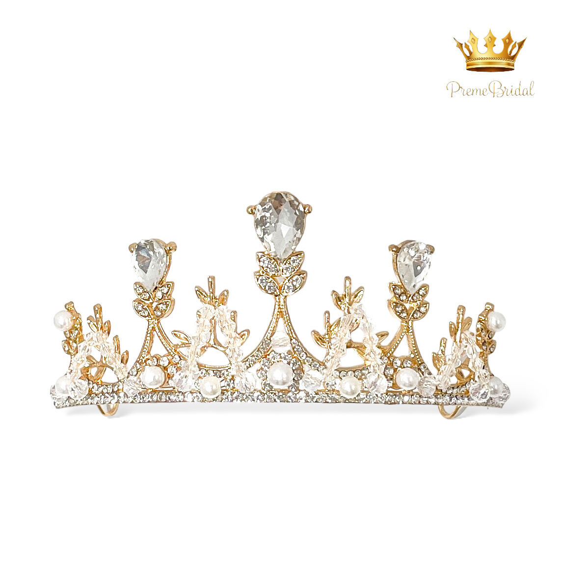 (พร้อมส่ง) เทียร่า 411 งานเจ้าสาว เจ้าหญิง งานสวย ปราณีต QCเพชรทุกเม็ด สินค้าพร้อมส่งจากไทย