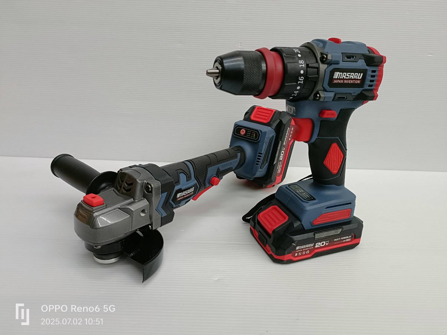 COMBO MASARU SCCG-105 สว่าน+เครื่องเจียร