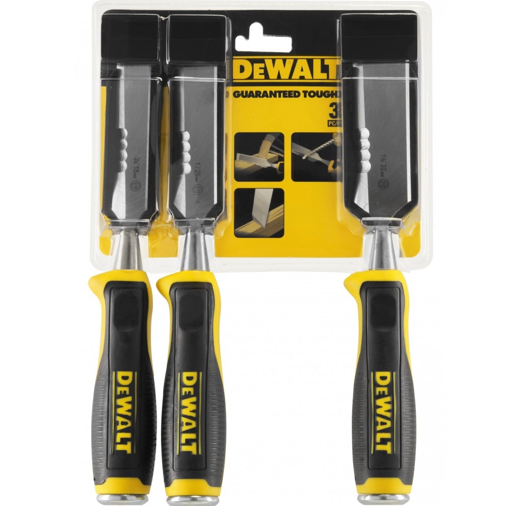 ชุดสิ่ว 3 ชิ้น DWHT0-16148 ขนาด 18,25,32 mm. DEWALT
