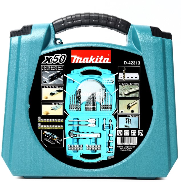 ชุดไขควง+ดอกสว่าน 50ชิ้น D-42313 MAKITA
