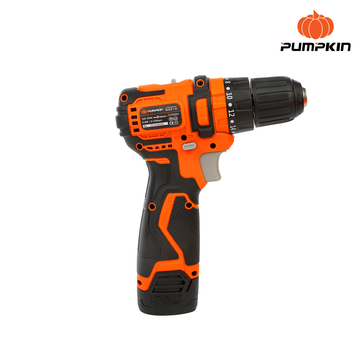 สว่านกระแทก12v รุ่น J-10MDCB-202K PUMPKIN 50210