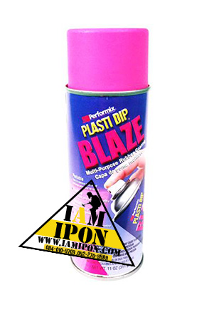 Plasti dip Blaze Pink Sprey สีเสปรย์ยาง Plasti dip สีชมพูเข้มด้าน