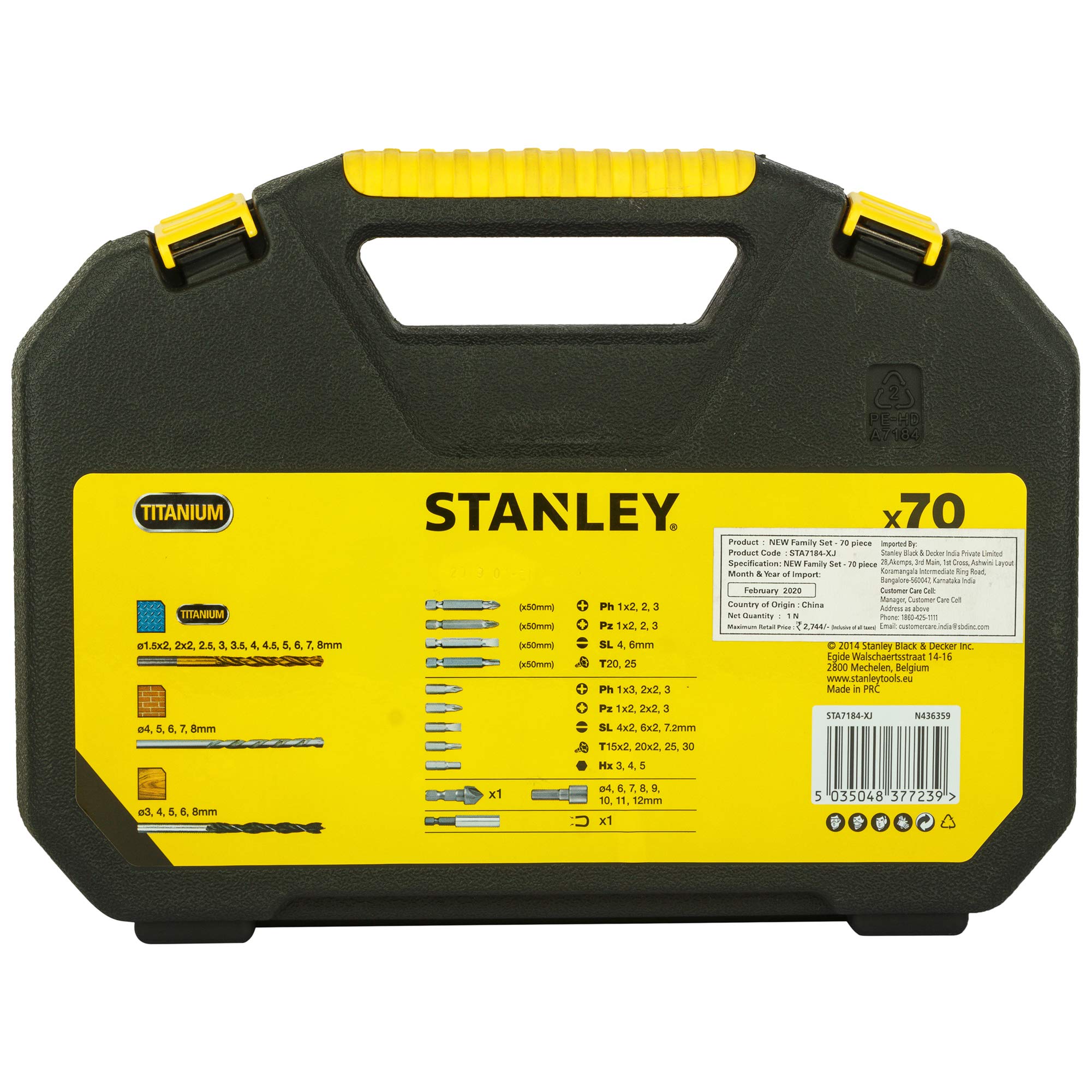 ชุดเครื่องมือ70ชิ้น STA7184-XJ STANLEY