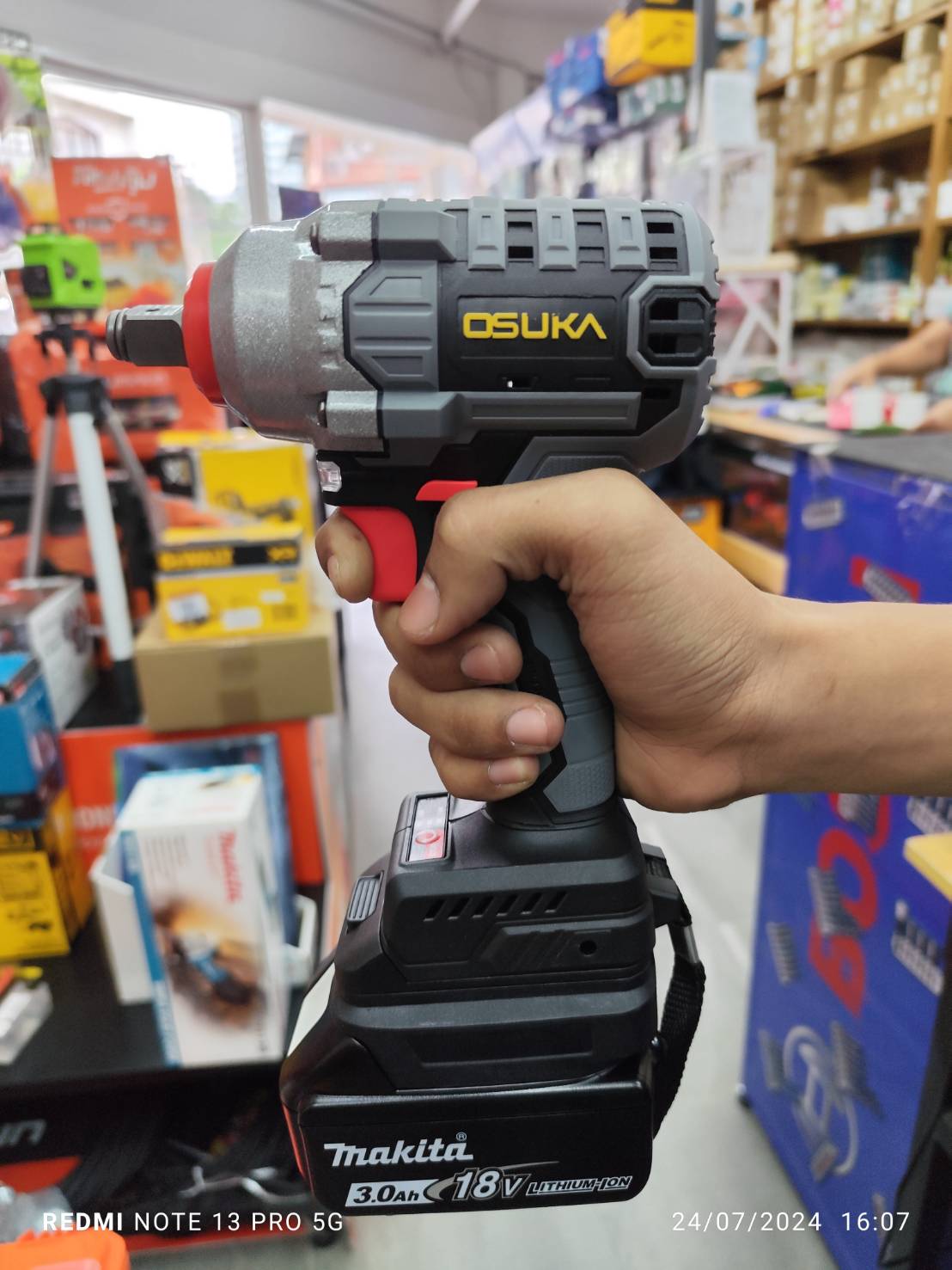 อแดปเตอร์แปลงแบต20V MAKITA หรือ PUMPKIN (P20) มาใช้กับเครื่อง OSUKA
