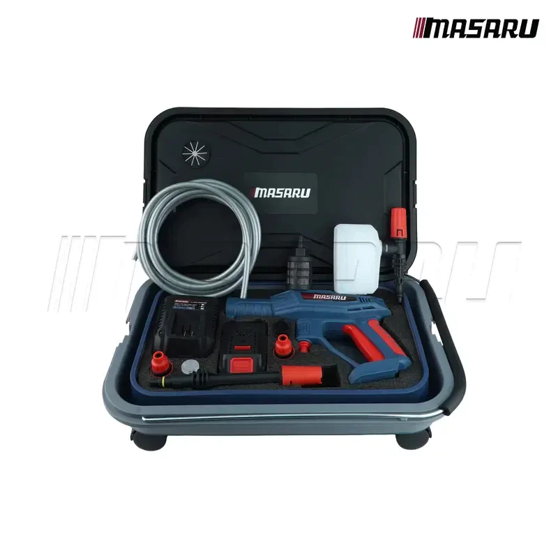 MASARU เครื่องฉีดน้ำไร้สาย 20V รุ่น SCWS-705-B1 มอเตอร์ Brushless แรงดันสูง เคลื่อนที่สะดวก ใช้งานง่าย