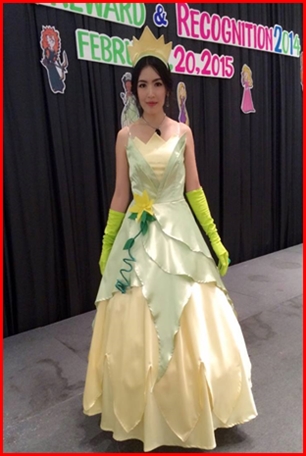 ชุดเจ้าเทียน่า @ เจ้าชายกบ