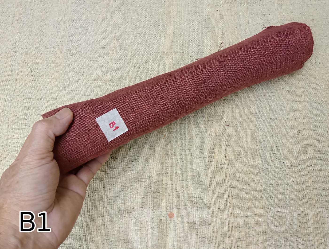 ผ้าใยกัญชงทอมือย้อมสี