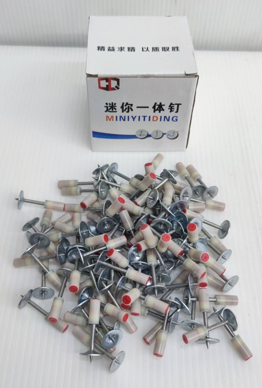 ตะปูแรงดันสูง ตะปู สำหรับเครื่องยิงตะปู แบบตรง ขนาด 25มม. (100ตัว/กล่อง) ใช้คู่กับเครื่องยิงดอกตะปูแรงดันสูง