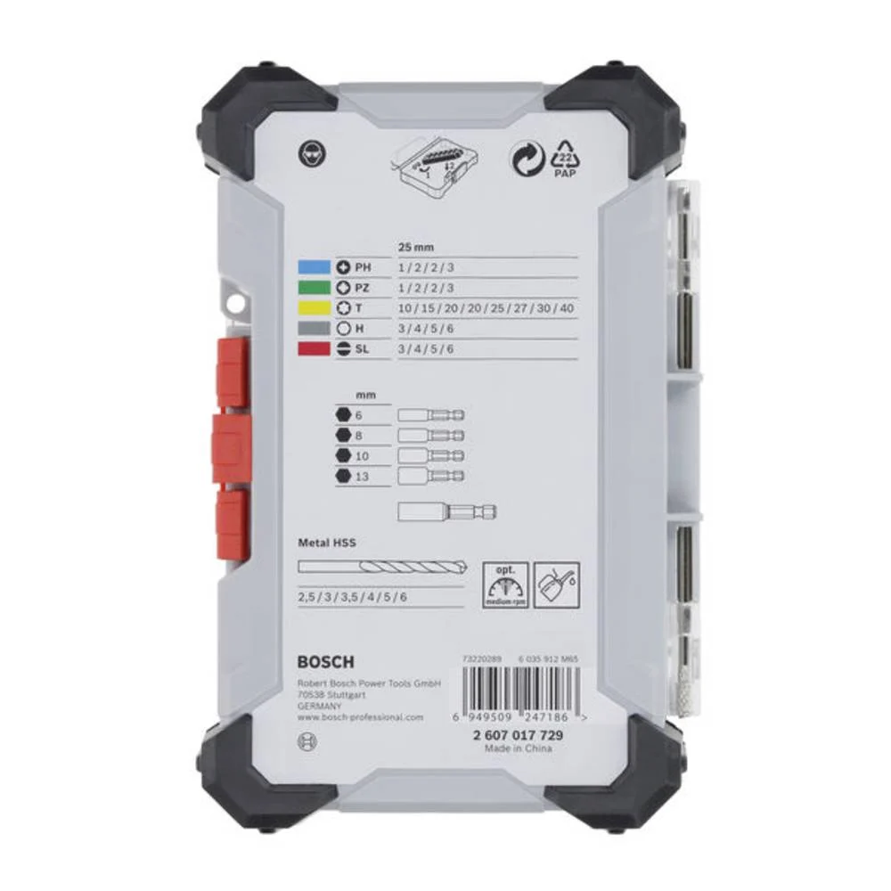 BOSCH รุ่น 2607017729 ชุดเจาะเหล็ก Pick & Click 35 ชิ้น