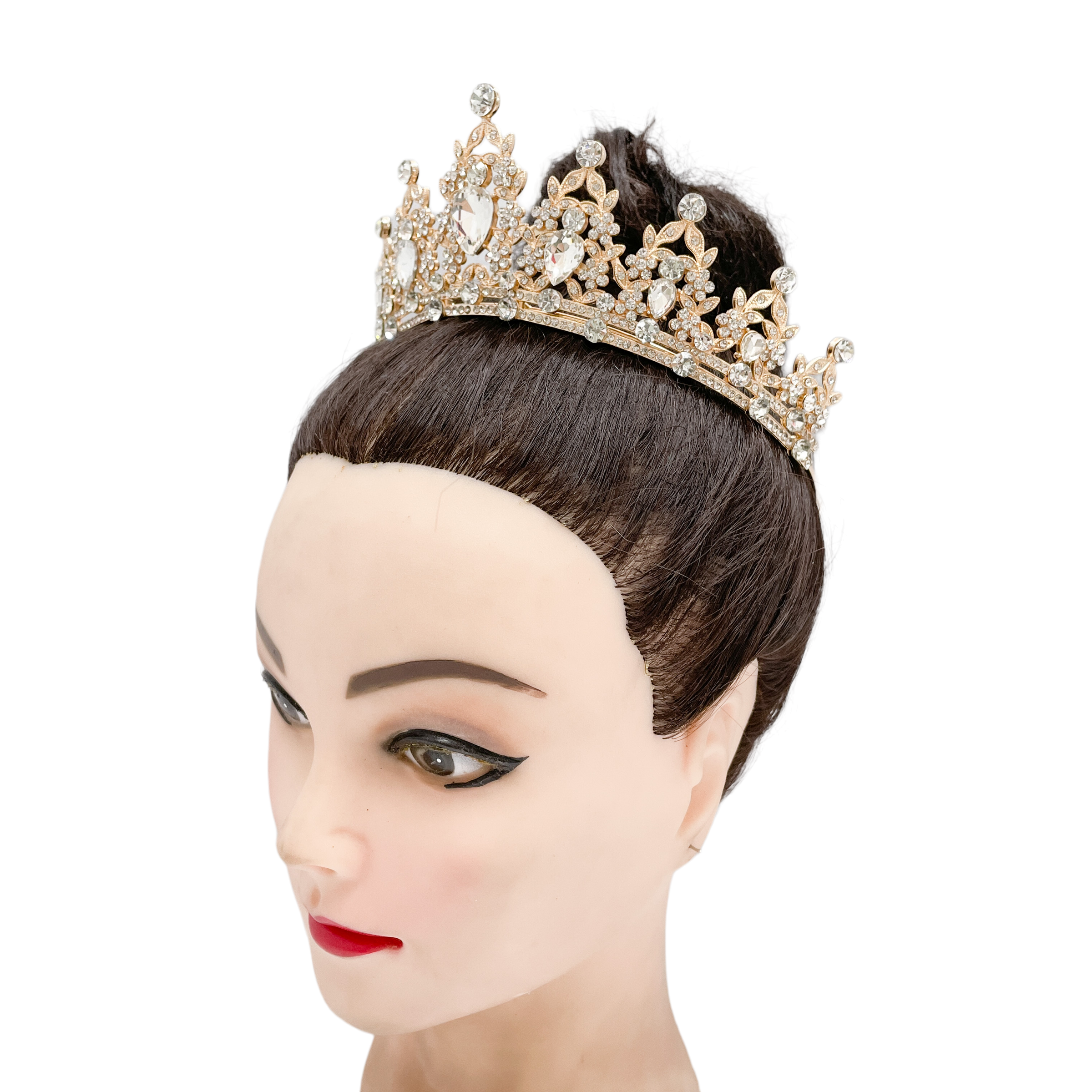 (พร้อมส่ง) เทียร่า 146 สีทอง งานสวย ปราณีต QCเพชรทุกเม็ด สินค้าพร้อมส่งจากไทย