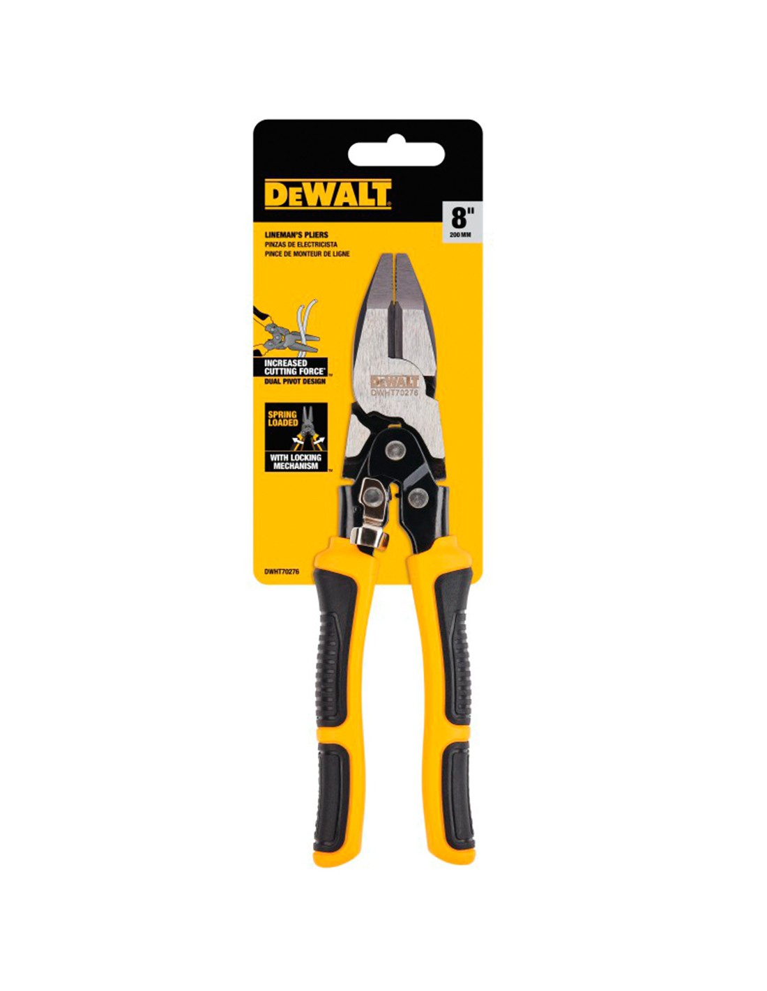 คีมปากจิ้งจก8" DWHT0-70276 DEWALT