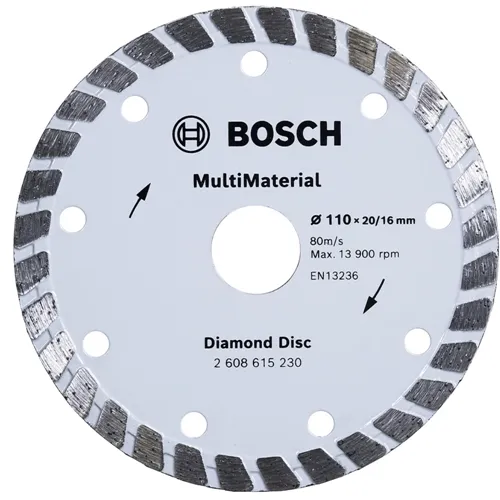 Bosch รุ่น 2608615230 ใบตัดเพชร 4 นิ้ว multimaterial 110mm