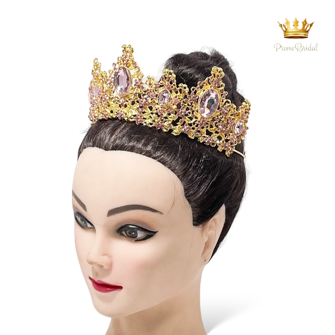 (พร้อมส่ง) เทียร่า 413 มงกุฎนางงาม ครึ่งหัว งานสวย ปราณีต QCเพชรทุกเม็ด สินค้าพร้อมส่งจากไทย