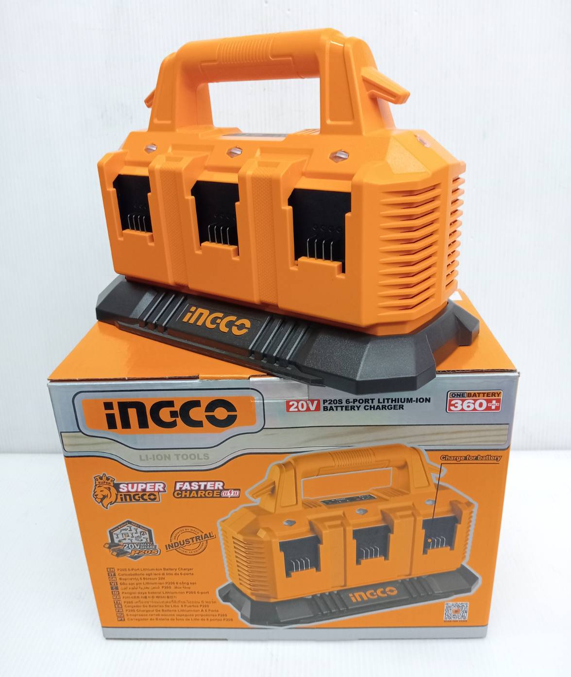 แท่นชาร์จ6ช่อง FCLI2064 INGCO