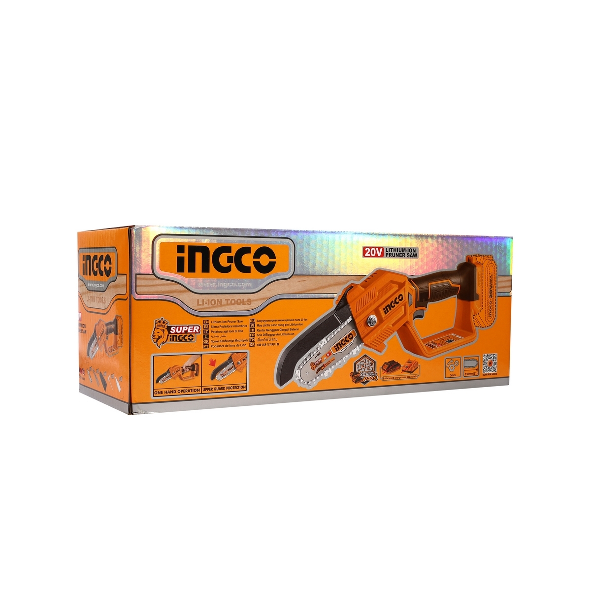 INGCO เลื่อยโซ่ไร้สาย 5" 20V CGSLI2058 (เครื่องเปล่า)