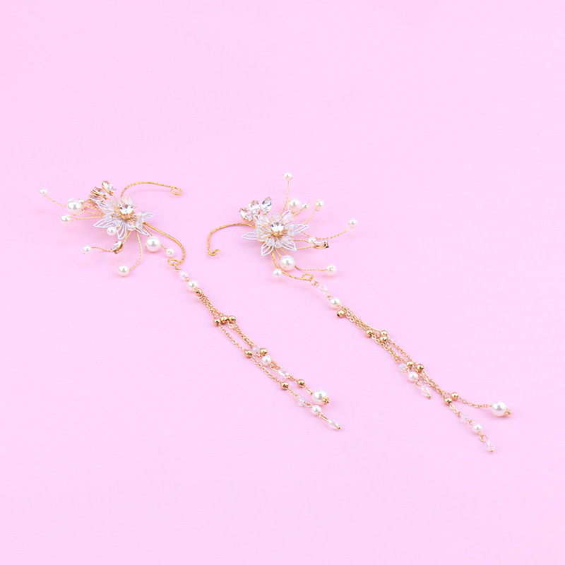 (พร้อมส่ง) Ear Cuff 018 จรหู จอนหู ได้ทั้งคู่ เกี่ยวใบหู ใส่สวยๆ สวยงาม ทำจากโลหะสีทอง
