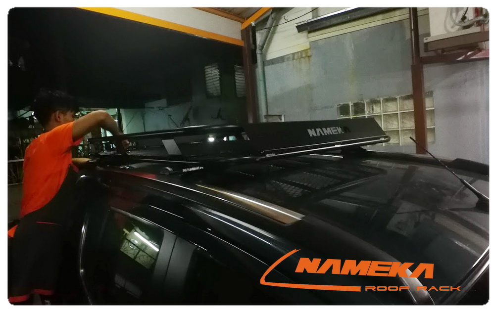 Chevrolet Trailblazer ตรงรุ่น Roof Rack NC-14 ชุดขาจับพร้อมควานขวาง แร็คหลังคา