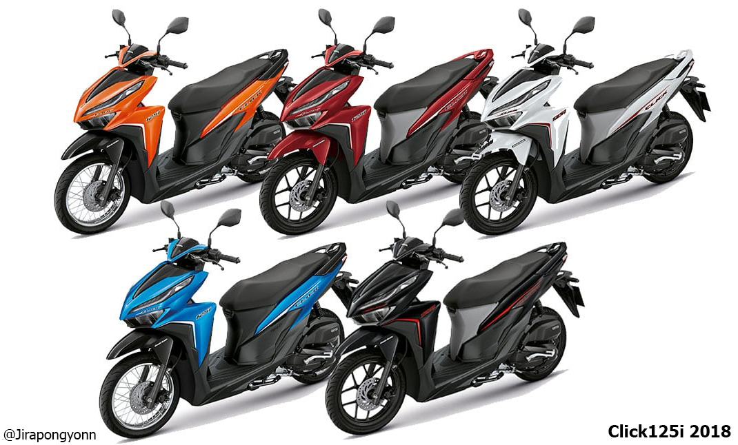 ชุดสี Click125i ปี 2018 อะไหล่แท้ ใหม่ เบิกศูนย์ ชุด 28 ขิ้น