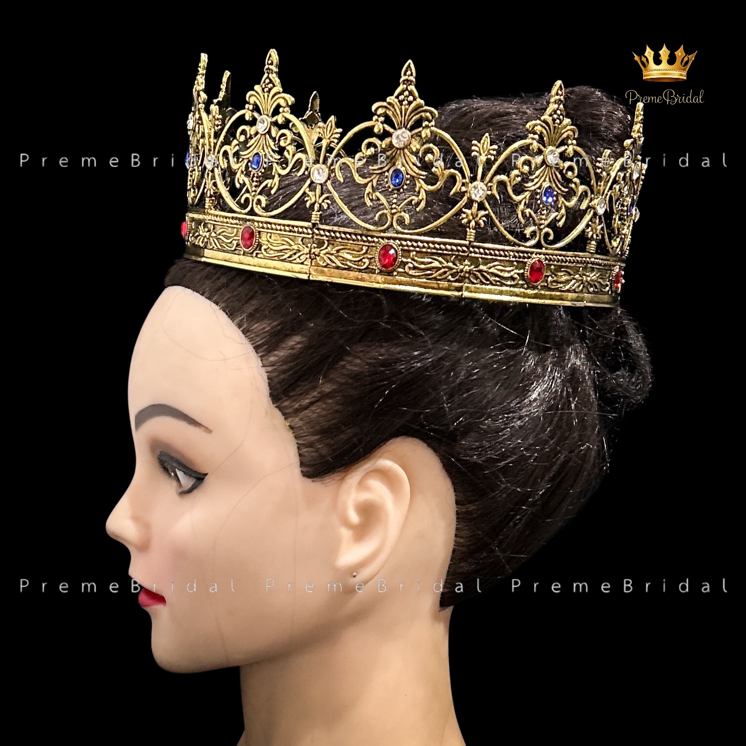 (พร้อมส่ง) มงกุฏผู้ชาย 104 สีทองวินเทจ งานเจ้าชาย งานพระราชา การประกวด สินค้าพร้อมส่ง ไม่ต้องรอนาน งานพรีเมี่ยม ส่งด่วนจาก จ.อุบลราชธานี