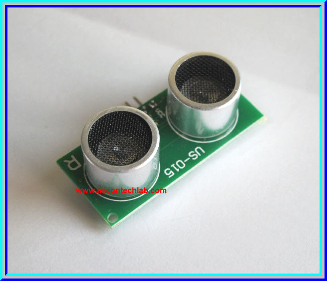 1x US-015 เซ็นเซอร์วัดระยะทางแบบอัลตร้าโซนิค Ultrasonic sensor