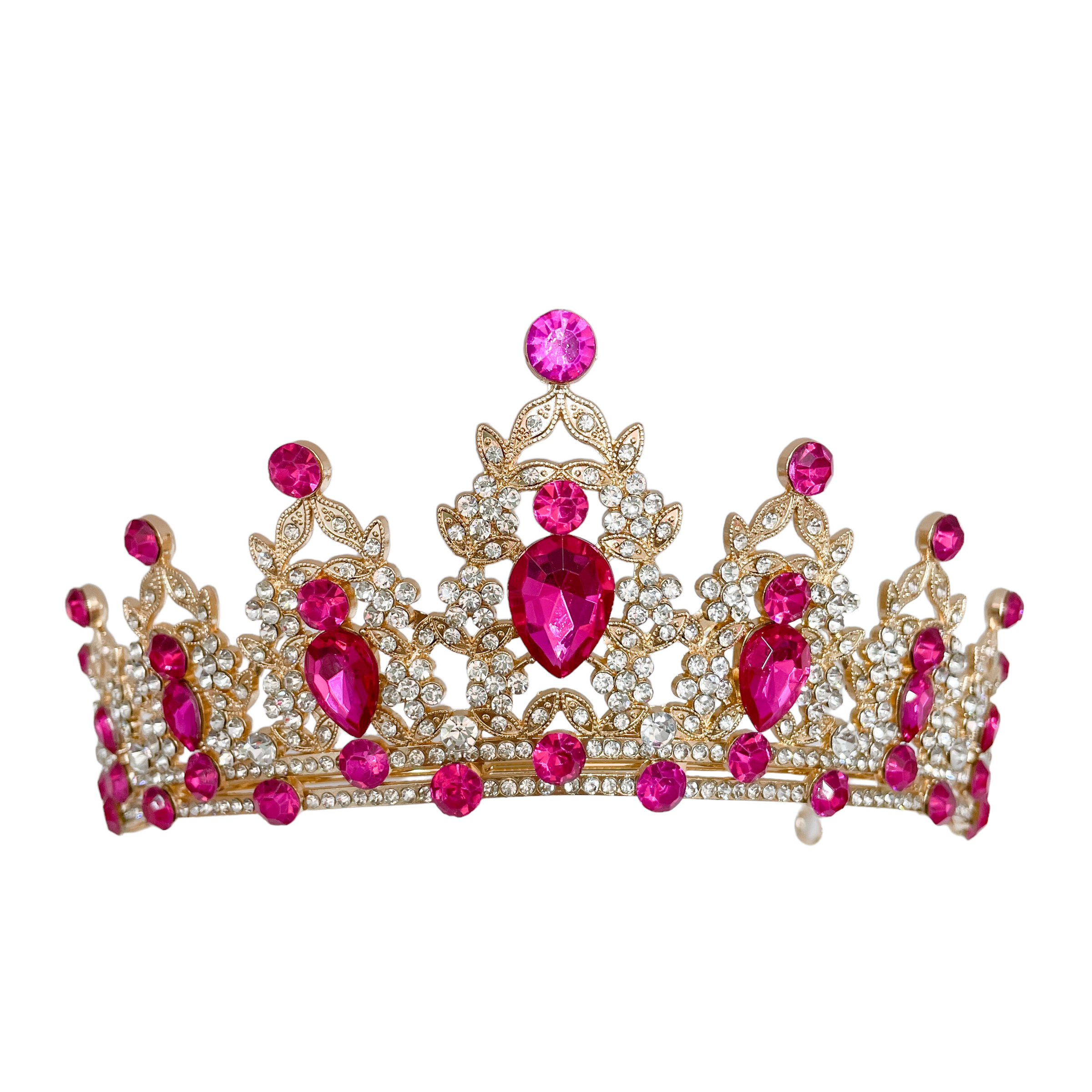 (พร้อมส่ง) เทียร่า 146 สีทอง-ชมพูบานเย็น งานสวย ปราณีต QCเพชรทุกเม็ด สินค้าพร้อมส่งจากไทย