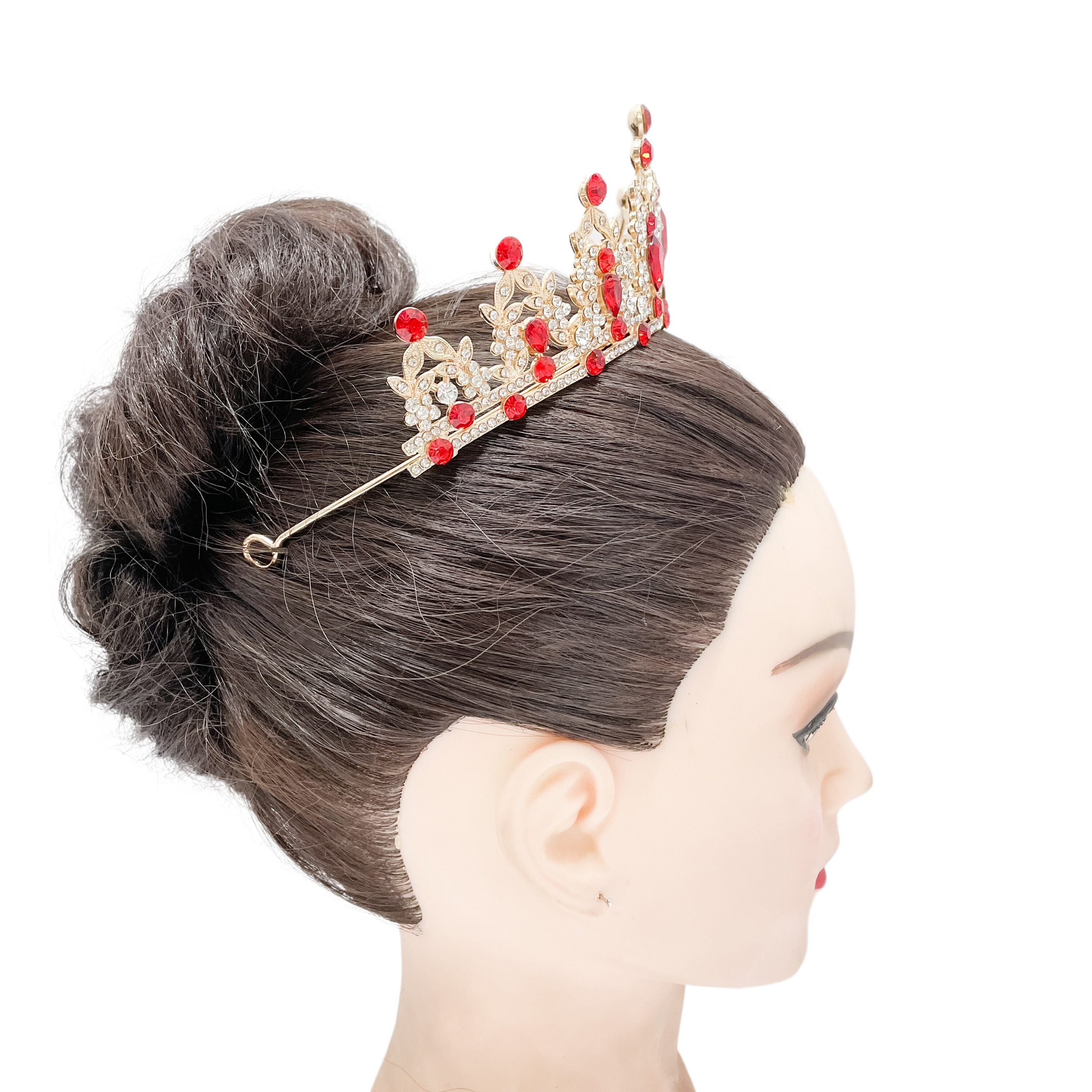 (พร้อมส่ง) เทียร่า 146 สีทอง-แดง งานสวย ปราณีต QCเพชรทุกเม็ด สินค้าพร้อมส่งจากไทย