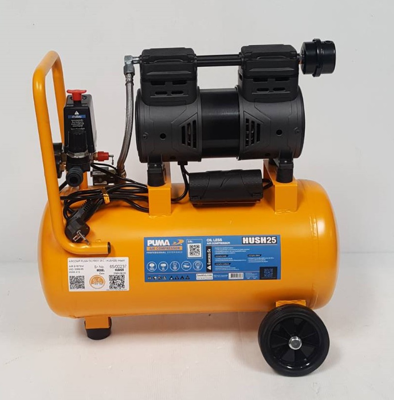 ปั้มลมไร้น้ำมัน25ลิตร HUSH25 PUMA