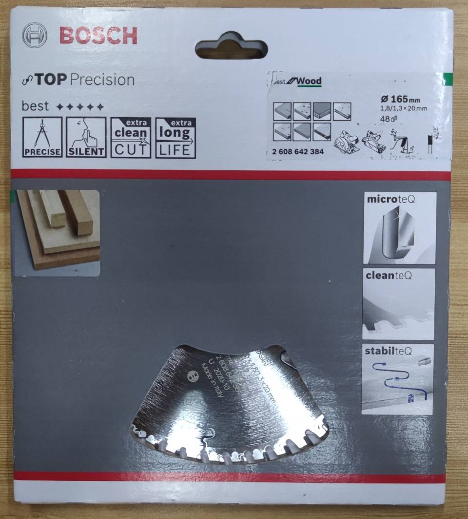 ใบเลื่อย6"x48T Top Precision สำหรับ GKT55GCE BOSCH