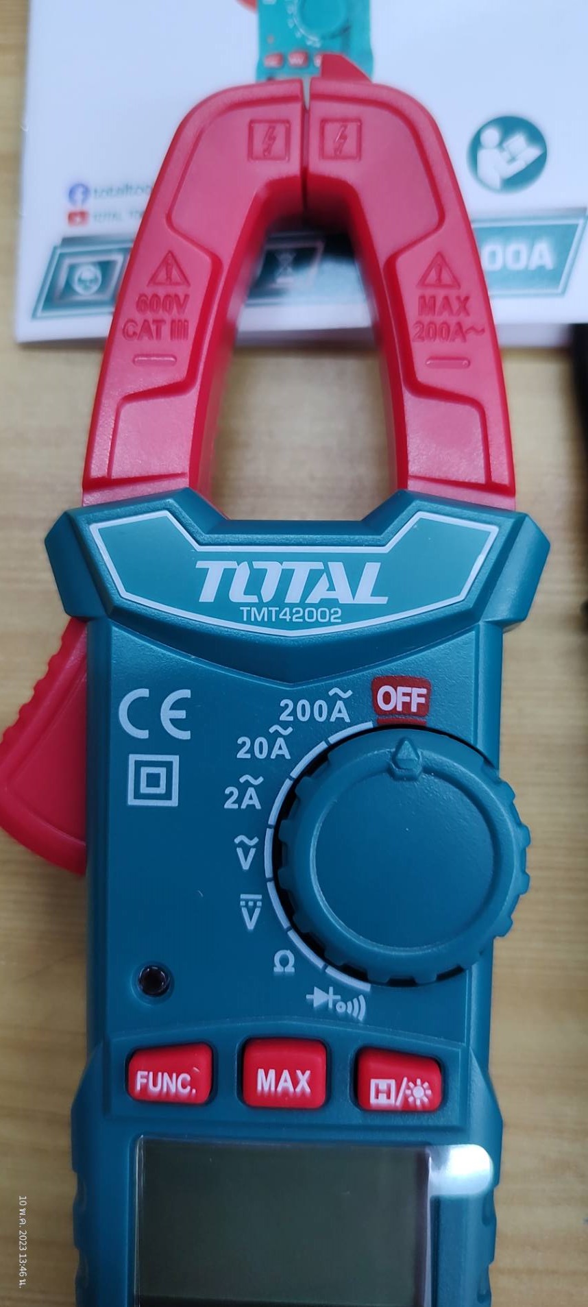 แคลมป์มิเตอร์ดิจิตอล รุ่น TMT42002 TOTAL