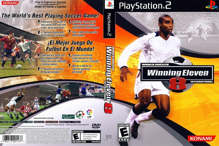 WORLD SOCCER WINNING ELEVEN 8 INTERNATIONAL [US : DVD5 1 Disc]