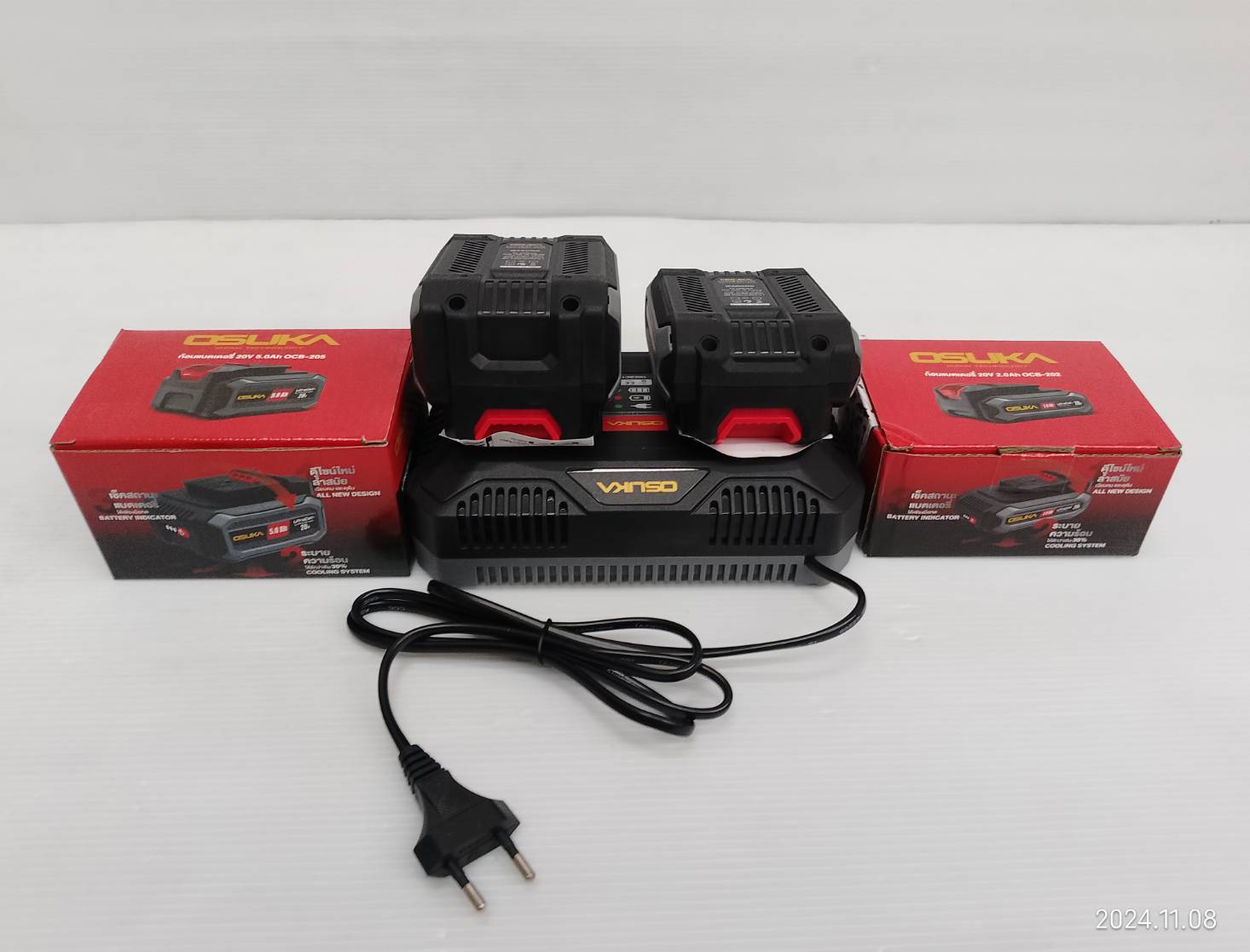 แท่นชาร์จแบตเตอรี่ 2 พอร์ต OSCBC103 OSUKA