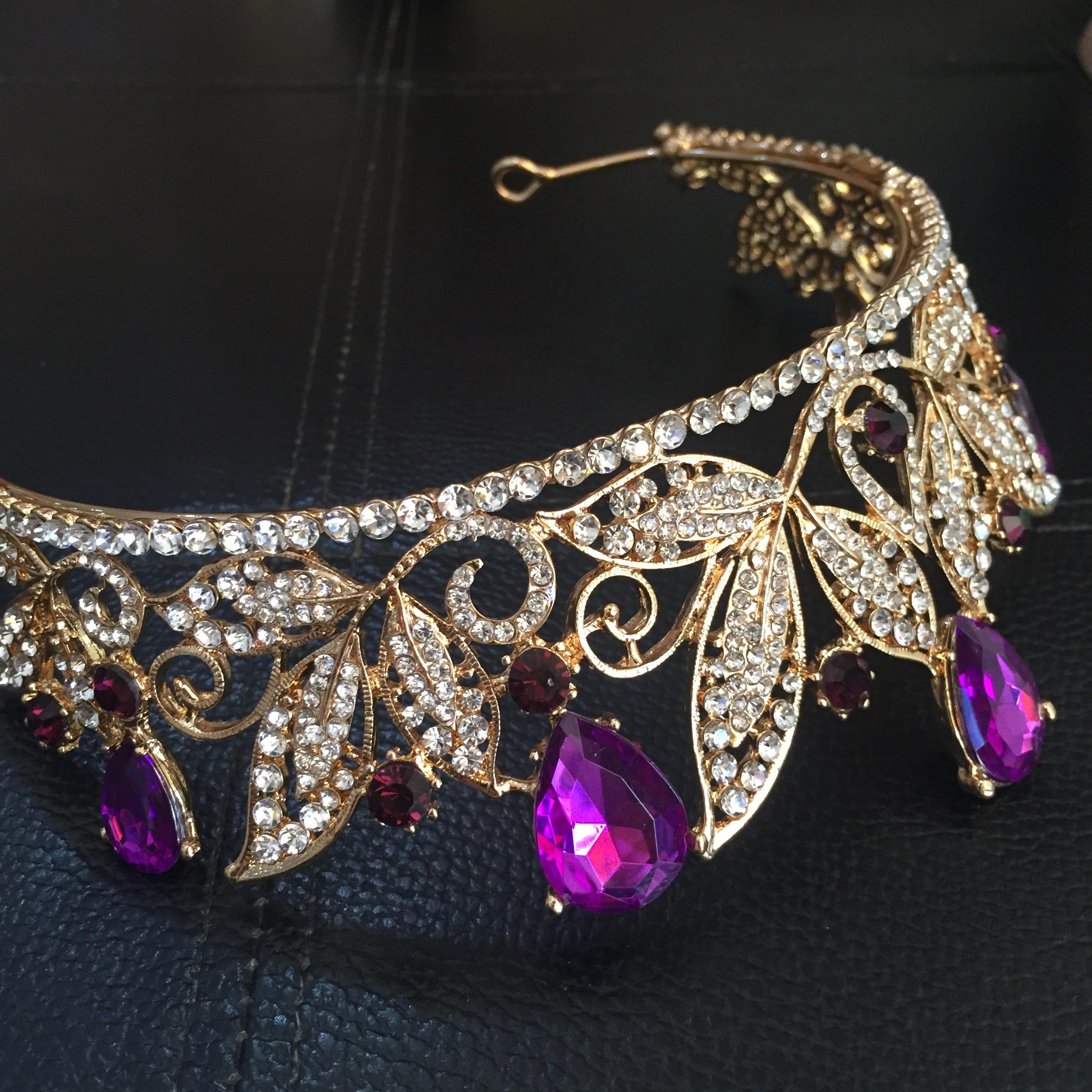 (พร้อมส่ง) เทียร่า 148 สีม่วง