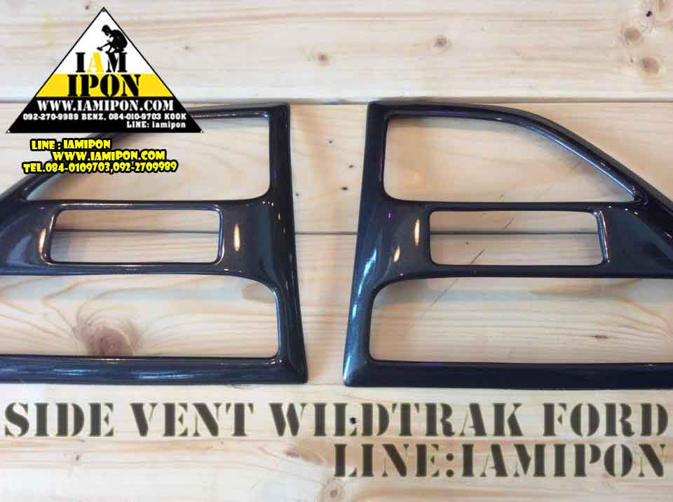 SIDE VENT WILDTRAK FORD RANGER T6 ครอบแก้มฟอร์ดเรนเจอร์ไวด์แทรก T6