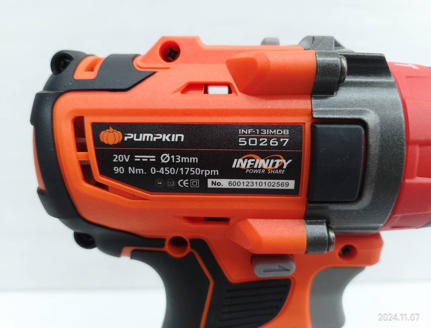 คอมโบ้สว่านกระแทก+ไขควงกระแทก INF-IMDID-422CK PUMPKIN 50295