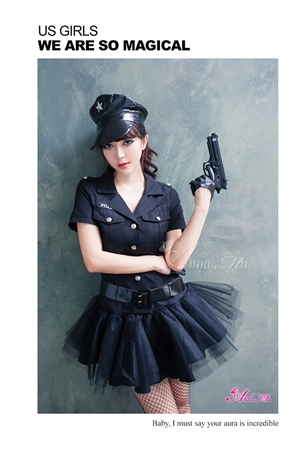 ชุดตำรวจหญิง /ุ ชุดอาชีพ / ชุดอาชีพในฝัน