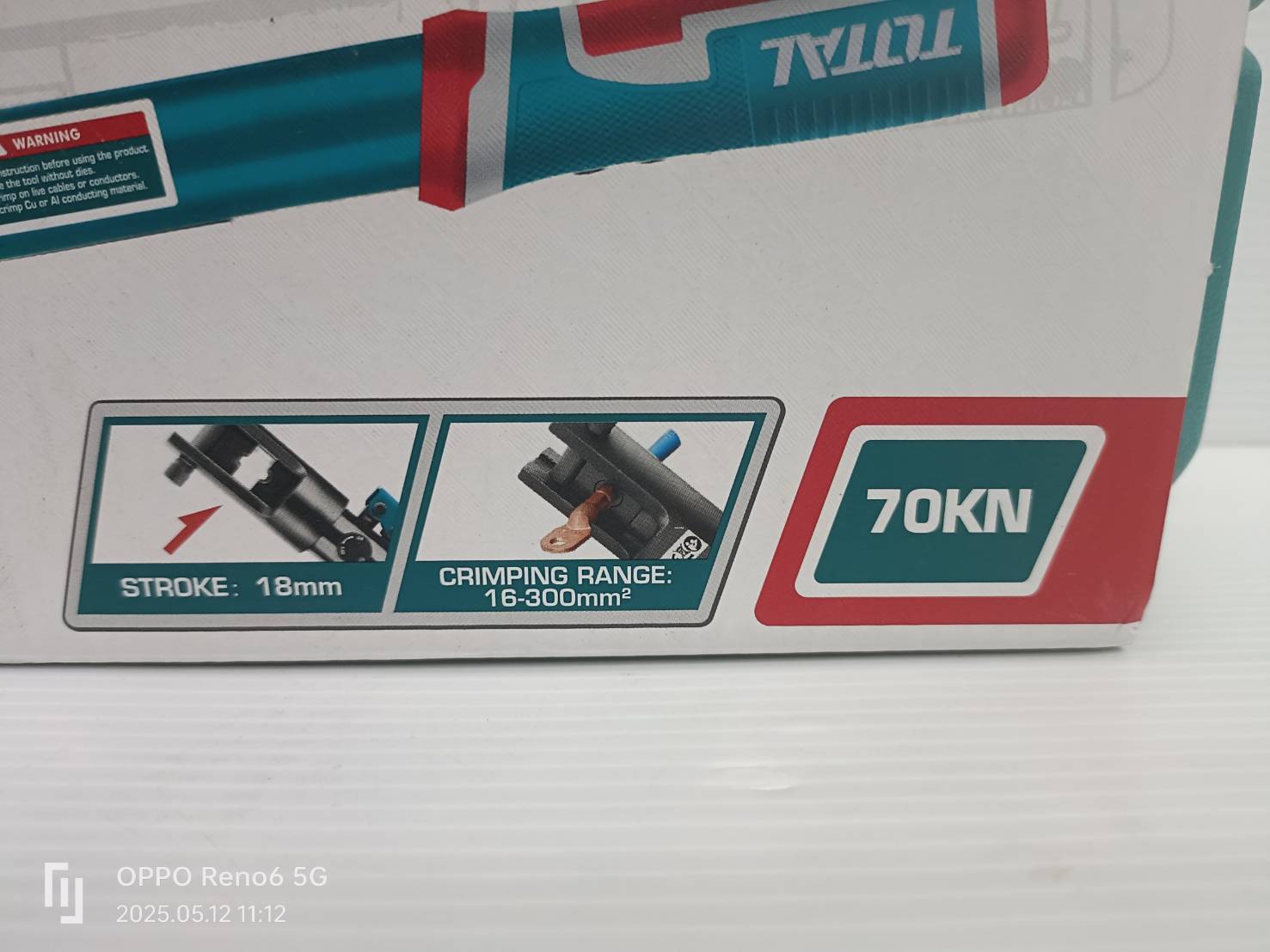 คีมย้ำหางปลาไฮดรอลิค 16-240mm² THCT0240 TOTAL