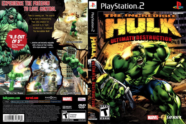 THE INCREDIBLE HULK ULTIMATE DESTRUCTION [US : DVD5 1 Disc]