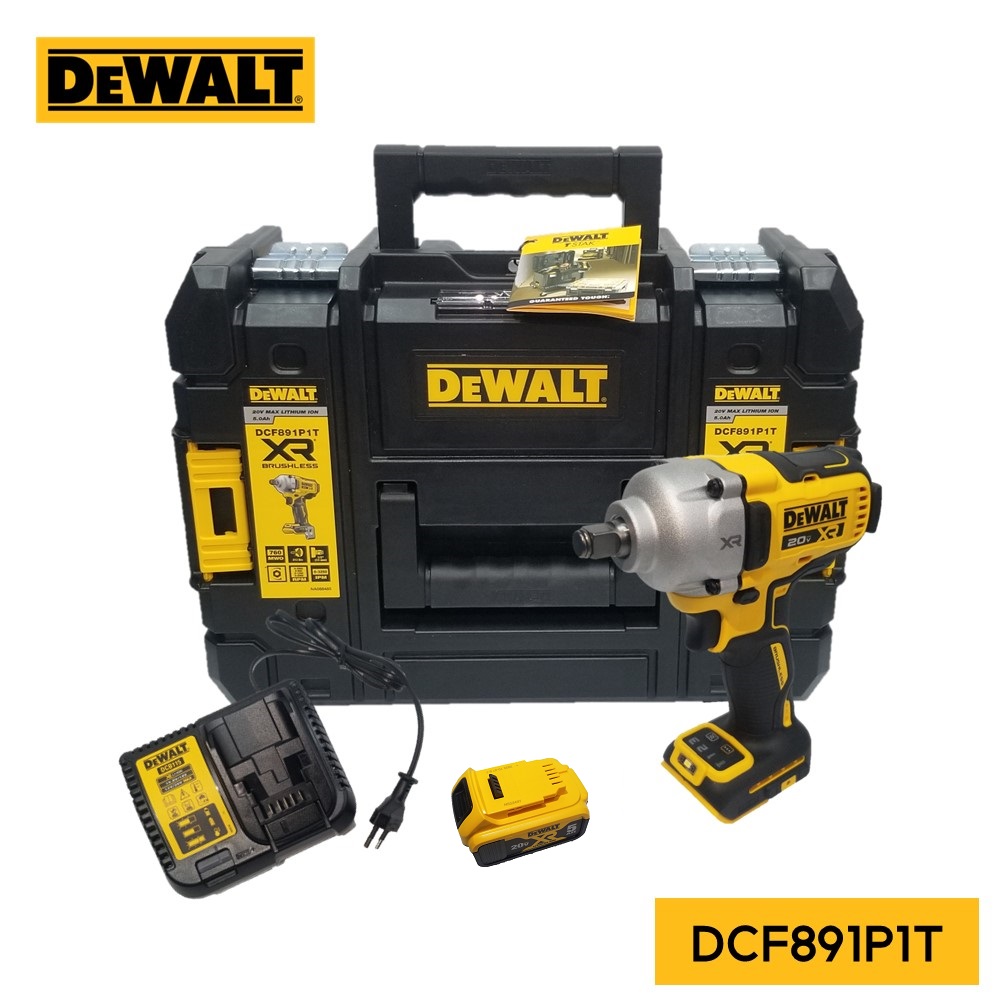 บล็อก1/2ไร้สาย20V DCF891P1T DEWALT