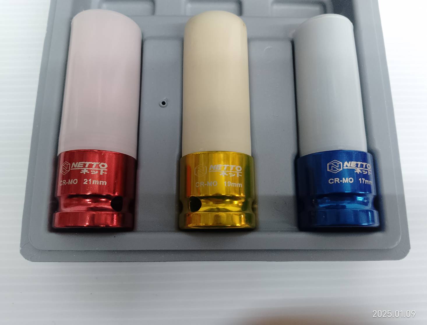 ชุดลูกบล็อกถอดล้อรถยนต์แกน 1/2 X 3 ชิ้น (เบอร์ 17, 19, 21) NETTO 61103