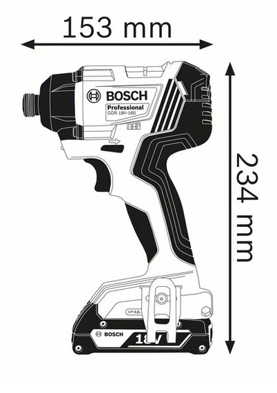 ไขควงกระแทกไร้สาย GDR180-LI BOSCH