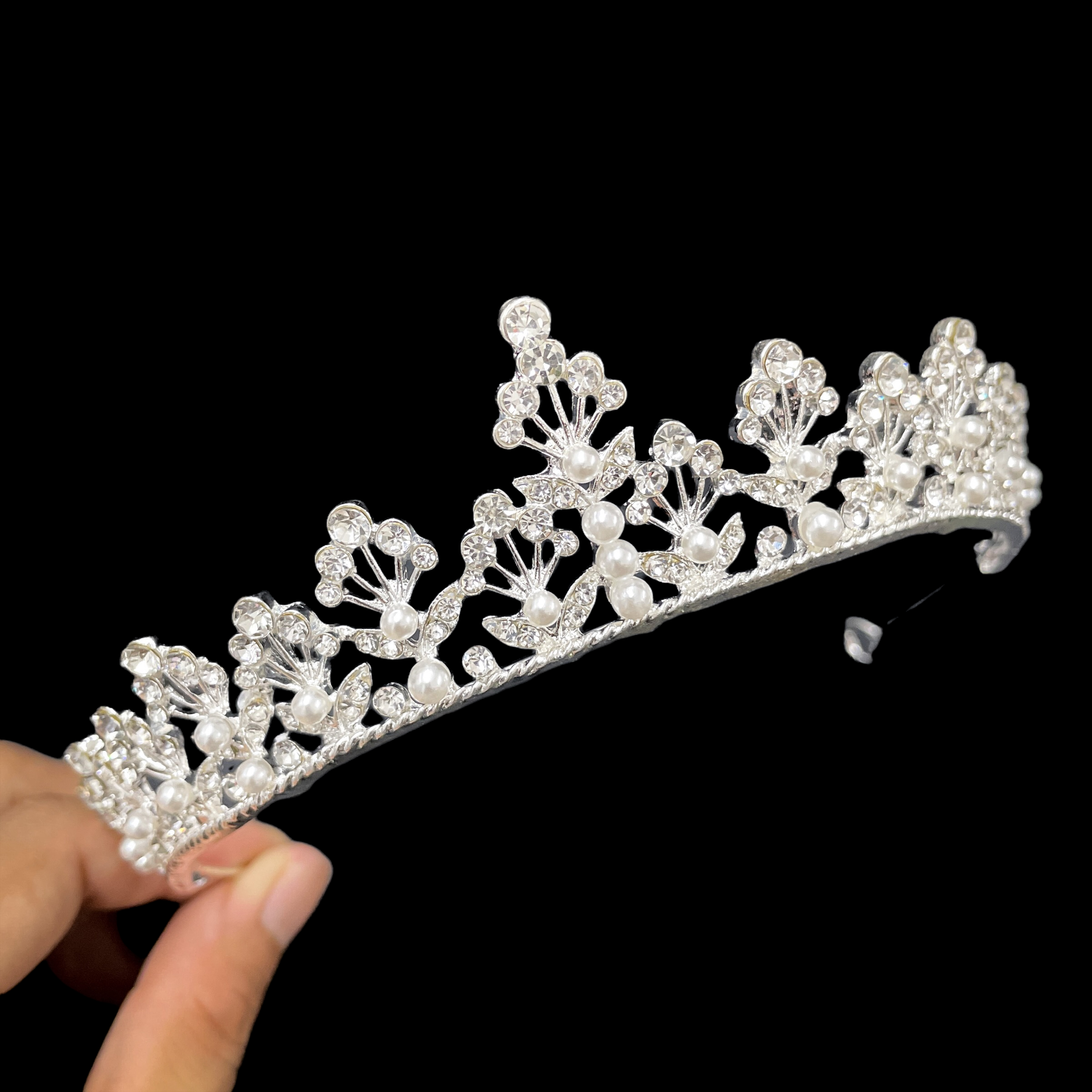 (พร้อมส่ง) เทียร่า 339 งานสวย ปราณีต QCเพชรทุกเม็ด สินค้าพร้อมส่งจากไทย